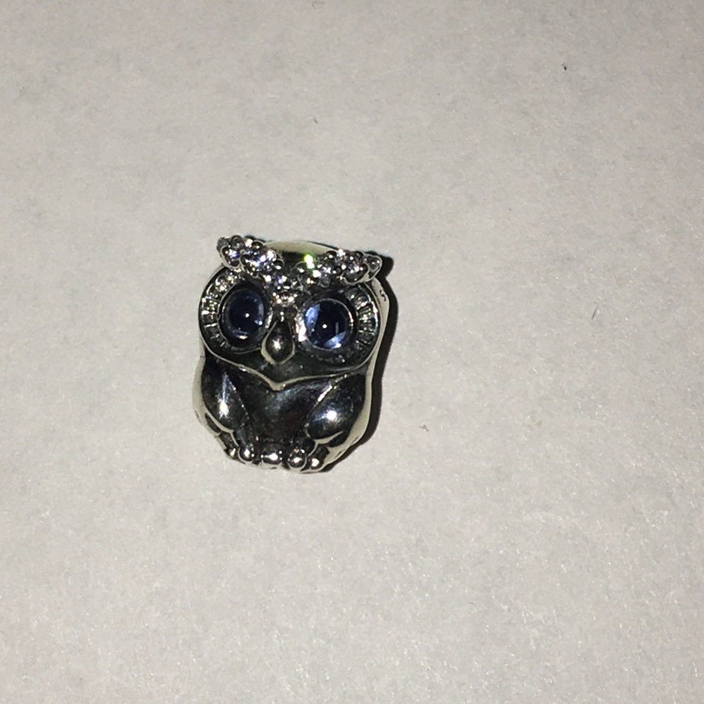 Pandora sparkling owl charm 798397NBCB